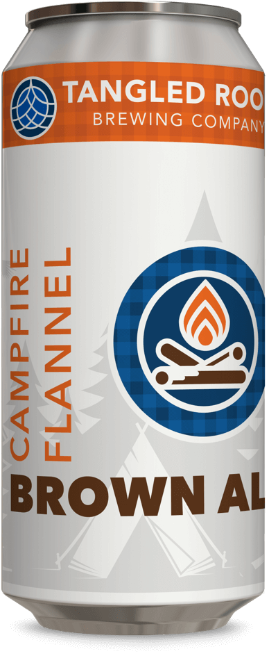Campfire Flannel Brown Ale 16 ounce can