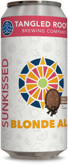 Sunkissed Blonde Ale 16 ounce can